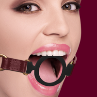 Ouch! by Shots Siliconen Open Ring Gag