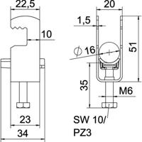 OBO Bettermann 1187608 Beugelklem 1 stuk(s)