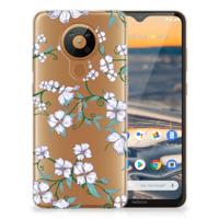 Nokia 5.3 Uniek | TPU Case | Blossom White