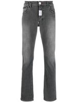 Philipp Plein jean slim à patch logo - Gris - thumbnail