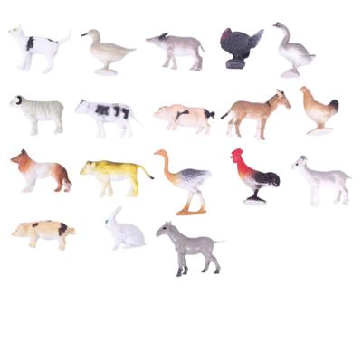 Pia Boerderij diertjes/dieren - 24x stuks - 2-6 cm