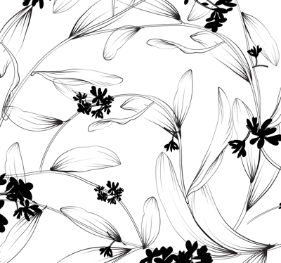 Bloemen behang Avant garde Lelies