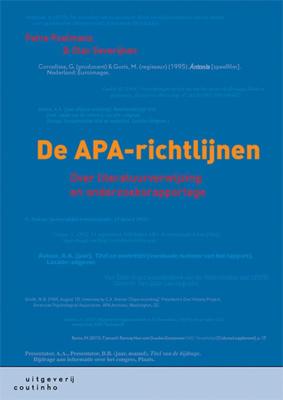 De APA-richtlijnen (Paperback)