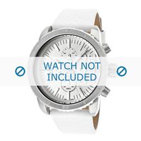 Horlogeband Diesel DZ5330 Leder Wit 22mm - thumbnail