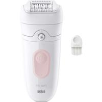 Draadloze elektrische epilator - BRAUN - SILK EPIL 5-000 - Waterdicht - 2 snelheden - Roze / Wit