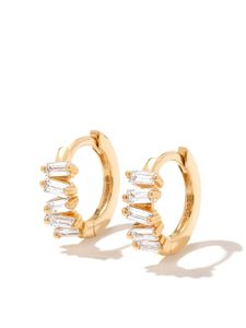 Suzanne Kalan boucles d'oreilles en or 18ct serties de diamants