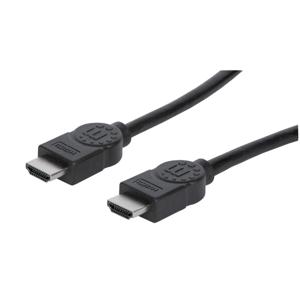 Manhattan 323215-CG HDMI-kabel HDMI Aansluitkabel HDMI-A-stekker, HDMI-A-stekker 2.00 m Zwart 4K UHD, Audio Return Channel (ARC)