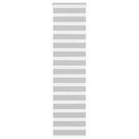 VidaXL Zebra rolgordijn 60x230 cm stofbreedte 55,9 lichtgrijs