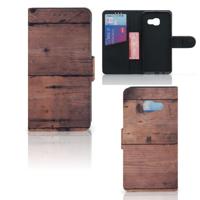 Samsung Galaxy A3 2017 | Book Style Case | Old Wood | Portemonnee hoesje