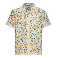 King Kerosin Citrus Cocktail Shirt Cream-2XL