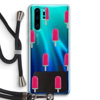 Waterijsje: Huawei P30 Pro Transparant Hoesje met koord