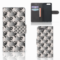 Huawei P10 Telefoonhoesje met Pasjes Salamander Grey - thumbnail