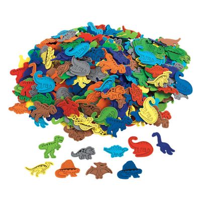 Colorations dinosaurus figuren foam, 500st.