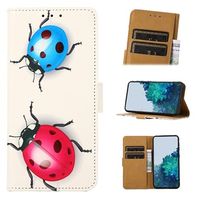 Glam Series Samsung Galaxy A73 5G Wallet Case - Lieveheersbeestjes