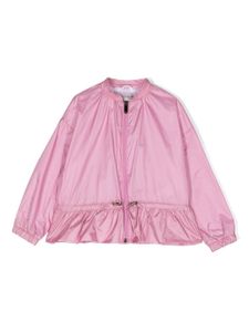 Il Gufo veste bomber à ourlet péplum - Rose