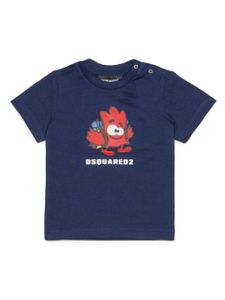 DSQUARED2 KIDS t-shirt imprimé à manches courtes - Bleu