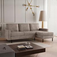 Hoekbank Hawaii - Suède Leder Look - Universeel - 3 zits - Direct Leverbaar