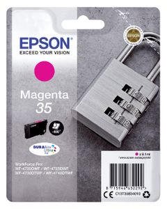 Epson Padlock Singlepack Magenta 35 DURABrite Ultra Ink