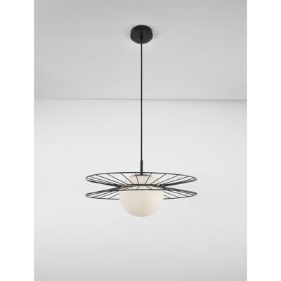 Lyora Zwarte hanglampEllery Ø 45cm - 9043302