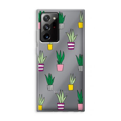 Sanseveria: Samsung Galaxy Note 20 Ultra / Note 20 Ultra 5G Transparant Hoesje