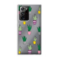 Sanseveria: Samsung Galaxy Note 20 Ultra / Note 20 Ultra 5G Transparant Hoesje