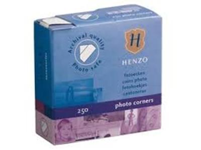 Henzo fotohoekjes doosje a 250st. Henzo fotohoekjes doosje a 250st.