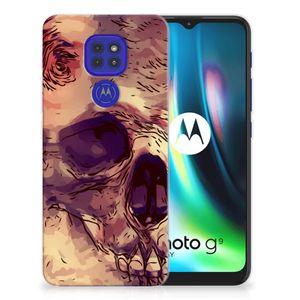 Silicone Back Case Motorola Moto G9 Play | E7 Plus Skullhead