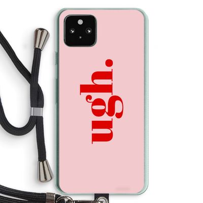 Ugh: Pixel 5a 5G Transparant Hoesje met koord