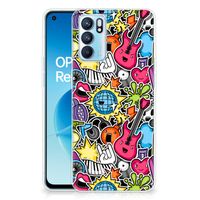 OPPO Reno 6 5G Silicone Back Cover Punk Rock