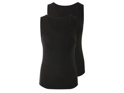 esmara 2 dames tops (Zwart, M (40/42))