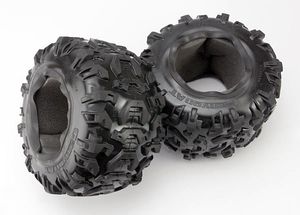 Traxxas - Tires, canyon at 3.8" (2)/ foam inserts (2) (TRX-5670)