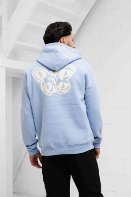 Project X Paris Papillon Hoodie Heren Lichtblauw - Maat M - Kleur: Lichtblauw | Soccerfanshop