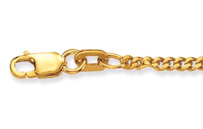 Glow 201.0750.69 Ketting gourmetschakel geelgoud 2,1 mm 6,9 gram 50 cm
