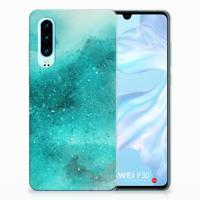 Smartphone hoesje Huawei P30 Painting Blue