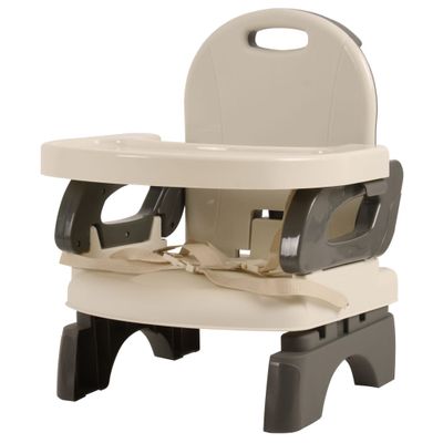 Kekk Stoelverhoger met eetblad grijs en beige Kekk Stoelverhoger met eetblad grijs en beige