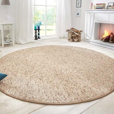 Vloerkleed Rond Wool - Beige maat: xcm - materiaal: Polypropyleen - Dekbed-Discounter.nl