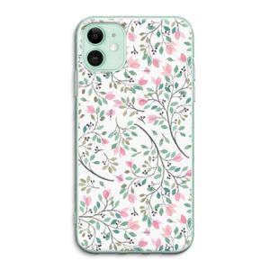 Sierlijke bloemen: iPhone 11 Transparant Hoesje