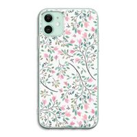 Sierlijke bloemen: iPhone 11 Transparant Hoesje