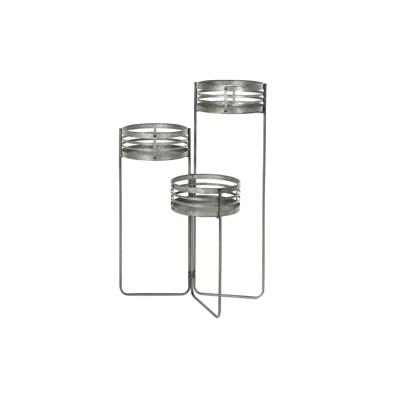 Grondlegger DKD Home Decor 3 in 1 Grijs Metaal Ijzer Loft (47 x 35 x 72 cm)