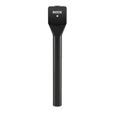 RØDE Interview GO - handgreep met popfilter