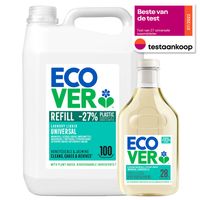 Ecover Wasmiddel Voordeelpak Universeel 5L+1,5L Gratis Kamperfoelie & Jasmijn Krachtig Ecologisch - thumbnail