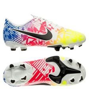 Nike Mercurial Vapor 13 Academy MG NJR Jogo Prismatico - Wit/Zwart/Racer Blue/Neon Kinderen