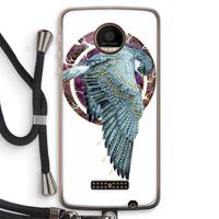 Golden Falcon: Motorola Moto Z Force Transparant Hoesje met koord