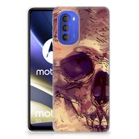 Silicone Back Case Motorola Moto G51 5G Skullhead - thumbnail