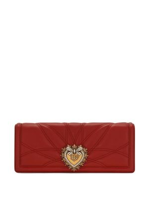 Dolce & Gabbana sac porté épaule Devotion matelassé - Rouge