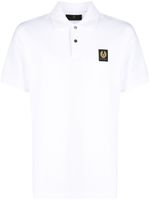 Belstaff polo en coton à patch logo - Blanc - thumbnail