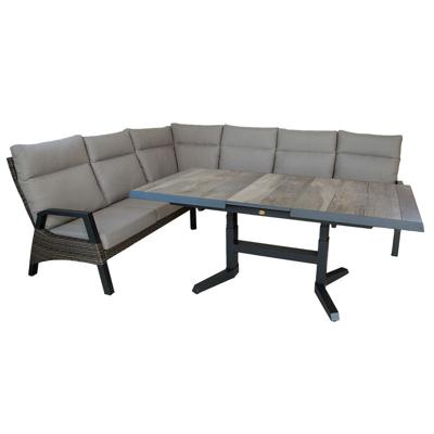 Rollinsville dining hoekset midnight grey - Oosterik home