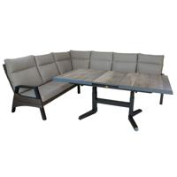 Rollinsville dining hoekset midnight grey - Oosterik home