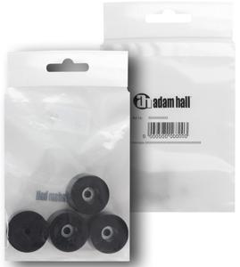 Adam Hall 4911 M4 AH zak met 4 rubberen voetjes 38 x 25 mm