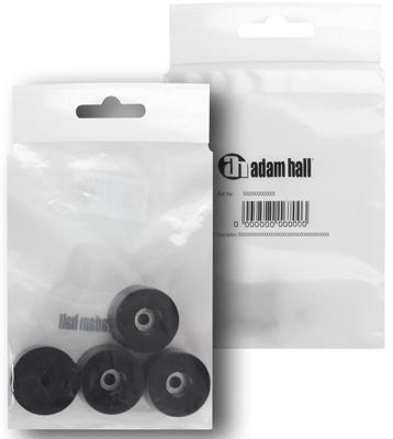 Adam Hall 4911 M4 AH zak met 4 rubberen voetjes 38 x 25 mm